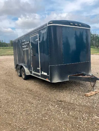 2014 forrest river trailer. Spray foamed all around. 18 000 btu industrial air conditioner, also add...