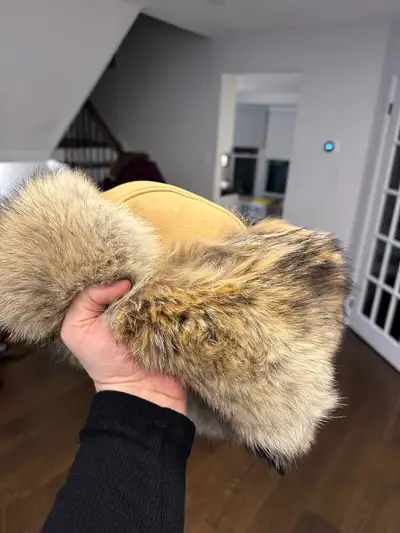COYOTE LEATHER FUR HAT - NEW!!, View more