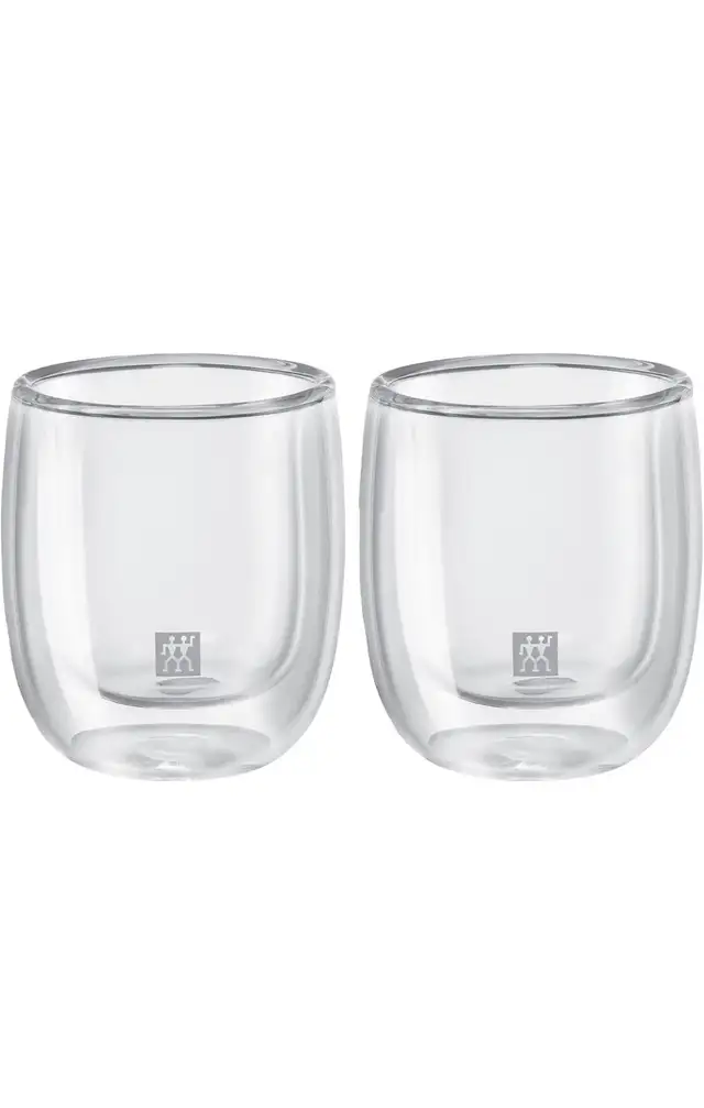 BNIB Zwilling Sorrento 2 Piece Insulated Double Wall Glass Set