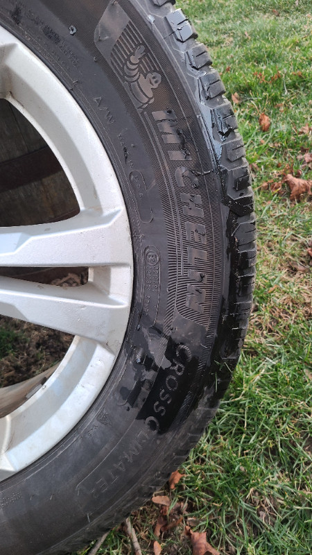 Michelin CrossClimate Tires on Chevrolet Rims in Tires & Rims in Hamilton - Image 3