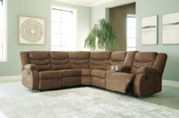 Huge Sale On Partymate 2-Piece Reclining Sectional