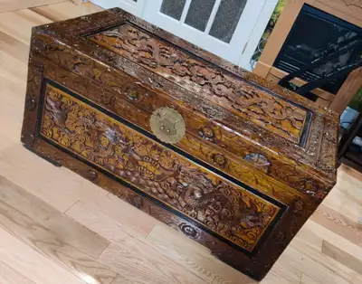 Wooden chest, View more