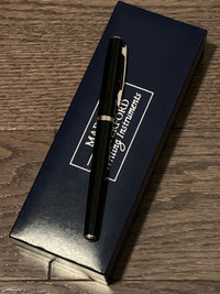 Marquis by Waterford Black Rollerball Pen NEW