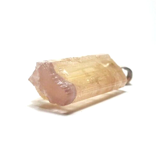Bi-Color (Pink Cap/Yellow) Tourmaline Crystal Pendant/925 Silver in Jewellery & Watches in Sudbury - Image 4