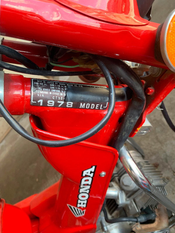 Honda CT90 Trail Dirt Bikes & Motocross Edmonton Kijiji