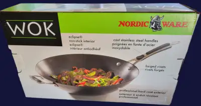 Nordic Ware Authentic Spun Wok 14" (Brand New), View more