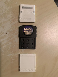 3 memory Card Nintendo Gamecube 