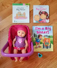 I am a Big Sister Books + Toy Bundle