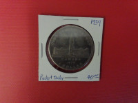1939 Canada  silver POCKET DOLLAR
