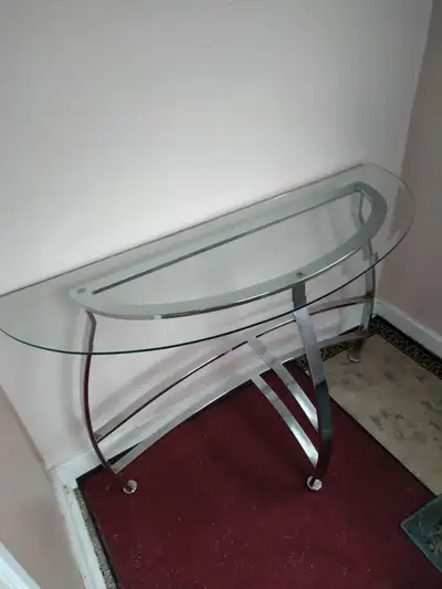 Glass Side Table, View more