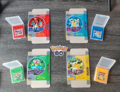 Pocket Monsters Pokemon Red Blue Green Yellow Game Japanese Box, View more
