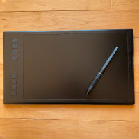 Large  Wireless    Drawing Tablet with Battery-Free Stylus