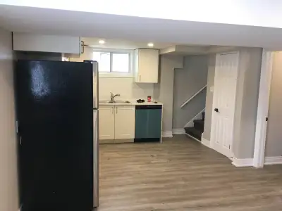 Spacious 2 bedroom, 1 bathroom, basement apartment with a large covered backyard deck in a beautiful...