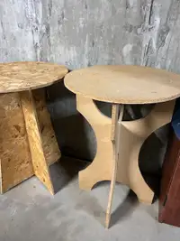 2 WOOD TABLES