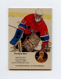 CARTE DE HOCKEY PATRICK ROY 1986 Penny Insert