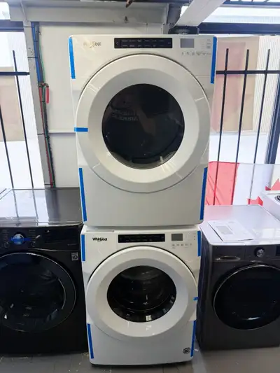 Set washer and dryer 27” Whirlpool , View more
