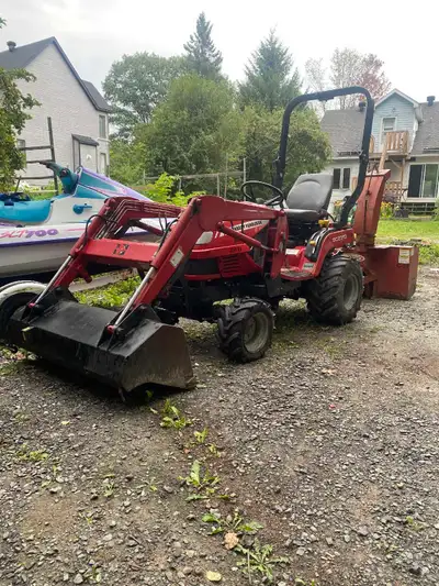 Comes with backhoe and rear mounted Agro-Trend Snowblower. Selling because I want to switch to an ex...
