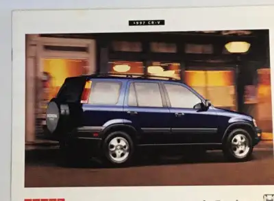 1997 Honda CRV Auto Brochure For Sale This 12 page coloured brochure shows the CRV and spec’s Sellin...