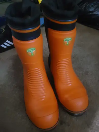 chainsaw boots, View more