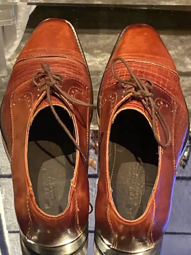 Harry Rosen Cucio Vero Men’s Brown Leather Shoes in Men's in Mississauga / Peel Region - Image 3