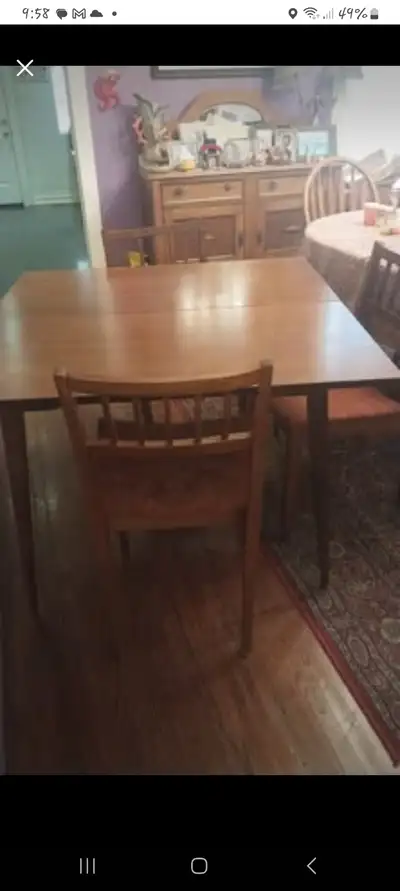 Vintage Mid-Century Modern Honderich Walnut Dining Set, View more