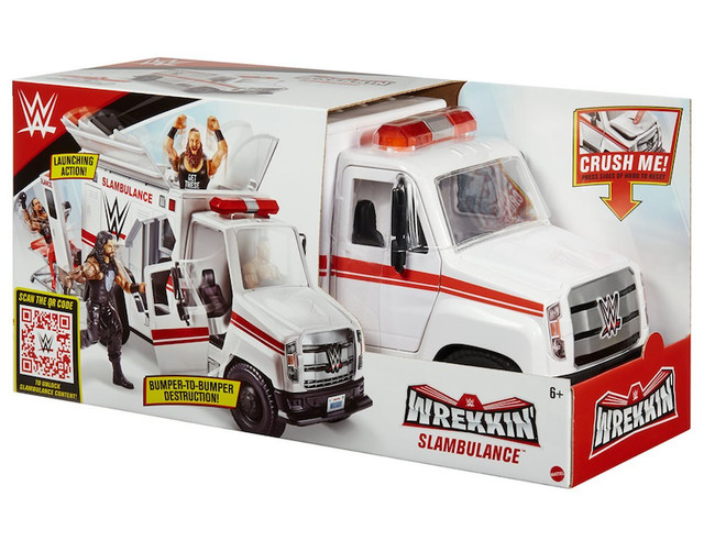 WWE Wrekkin' Slambulance Vehicle in Toys & Games in Oshawa / Durham Region