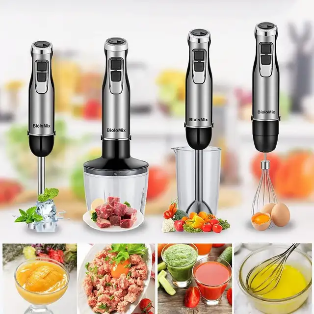 Stainless Steel Hand Blender, Immersion Blender Set in Processors, Blenders & Juicers in Mississauga / Peel Region - Image 2