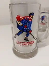 6 Vintage Canada Post National Hockey 1979 Toronto  mugs
