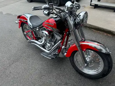 2005 Harley Davidson Fatboy CVO Screaming eagle 103 fuel injected Vance and Hines slash cut pipes Al...