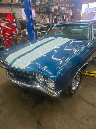 1970 chevelle ss 454 auotmatic turbo 400 12 bolt posi.shown with factory colours interior exterior,o...