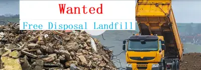 wanted free construction debris materials for landfilling