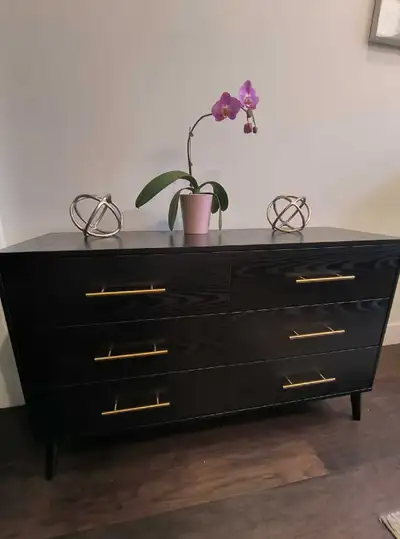 6 Drawer Black Dresser , View more