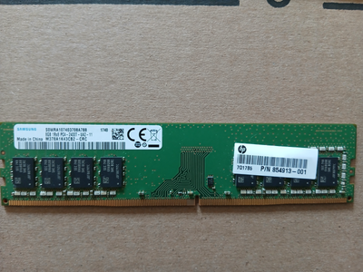 Samsung 8GB 1Rx8 PC4-2400T-UA2-11 M378A1K436CB2-CRC Desktop Memo, View more