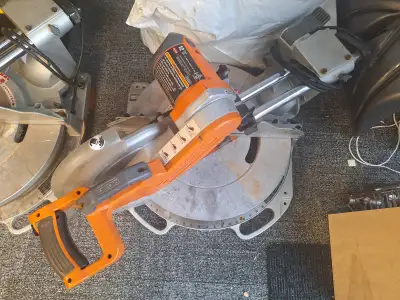 12" Ridgid sliding miter saw, View more