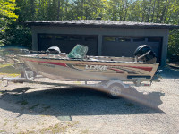2007 Lowe 16.5 fish and ski
