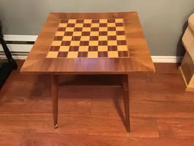 Wood Chess Table, View more