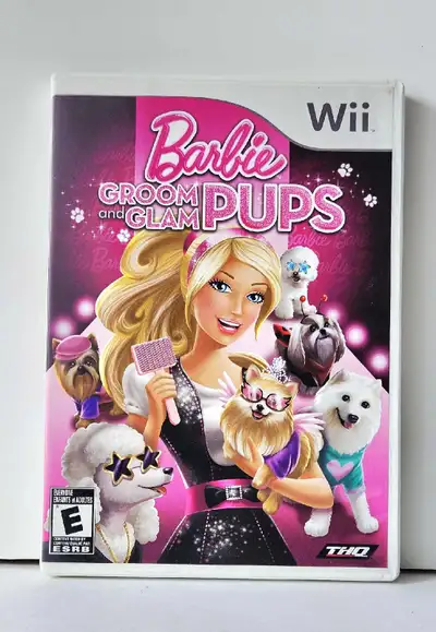 Wii Game Barbie Groom and Glam Pups  CIB Complete  Nintendo Wii, View more