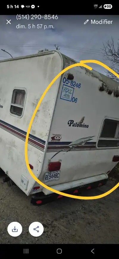 21 pieds avec enregistrements? As deja coule. Besoin nettoyage. Ne coule plus... tout fonctionnel fr...