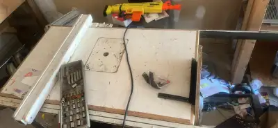 free table saw workshop table bench, View more