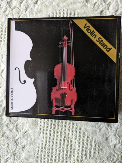 I have one (1) Universal Display Stands For Violin, Ukulele, Mandolin etc. Brand new with bow holder...