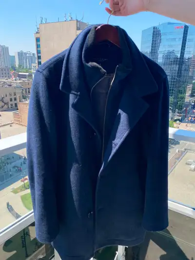 Men’s Blue Pronto Uomo Car Coat Size S, View more