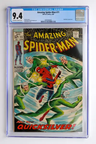 I'm selling some really nice, high-grade CGC slabbed Marvel and DC comics from my collection: Amazin...