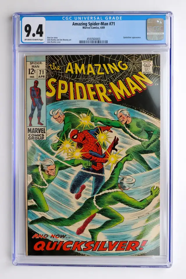 Amazing Spiderman 71 in CGC 9.4 and ASM 87 in CGC 9.6 Comics in Comics & Graphic Novels in Calgary - Image 2