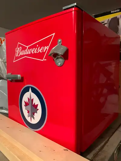 Winnipeg Jets brand new never used small fridge, View more