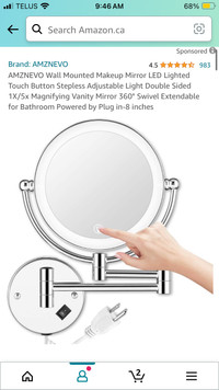 Wall Mounted LED Mirror