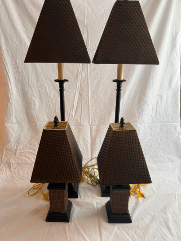 SET OF 4 TABLE LAMPS in Indoor Lighting & Fans in Markham / York Region