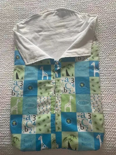 Newborn Baby Bunting with Front Zipper Closure: New, Custom Made, View more