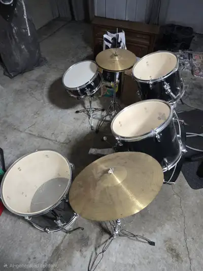 5 Piece Basix Drum Set, View more