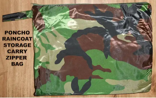 New Camouflage Poncho Raincoat - One Size Fits All63838170085891123