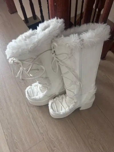 white boots, View more